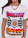 Making Moves Pink Tee (ALL SALES FINAL)